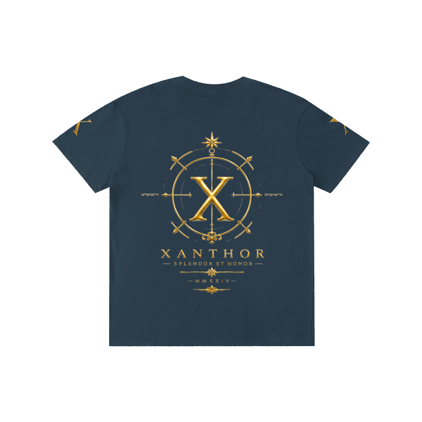 xanthor,Baumwolle,tshirt,basic,essential,unisex,streetwear,premium,alltag,sommer