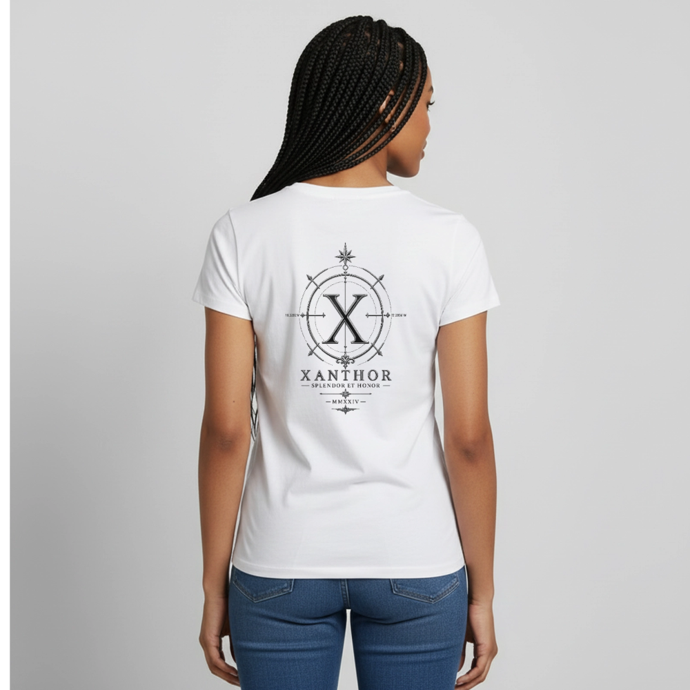 XANTHOR Damen T-Shirt – Signature Edition - white