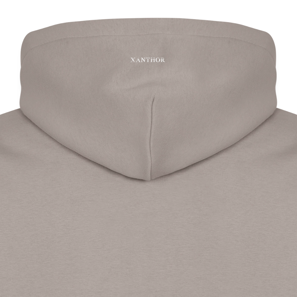 XANTHOR Herren Premium Hoodie – Signature Edition - taupe