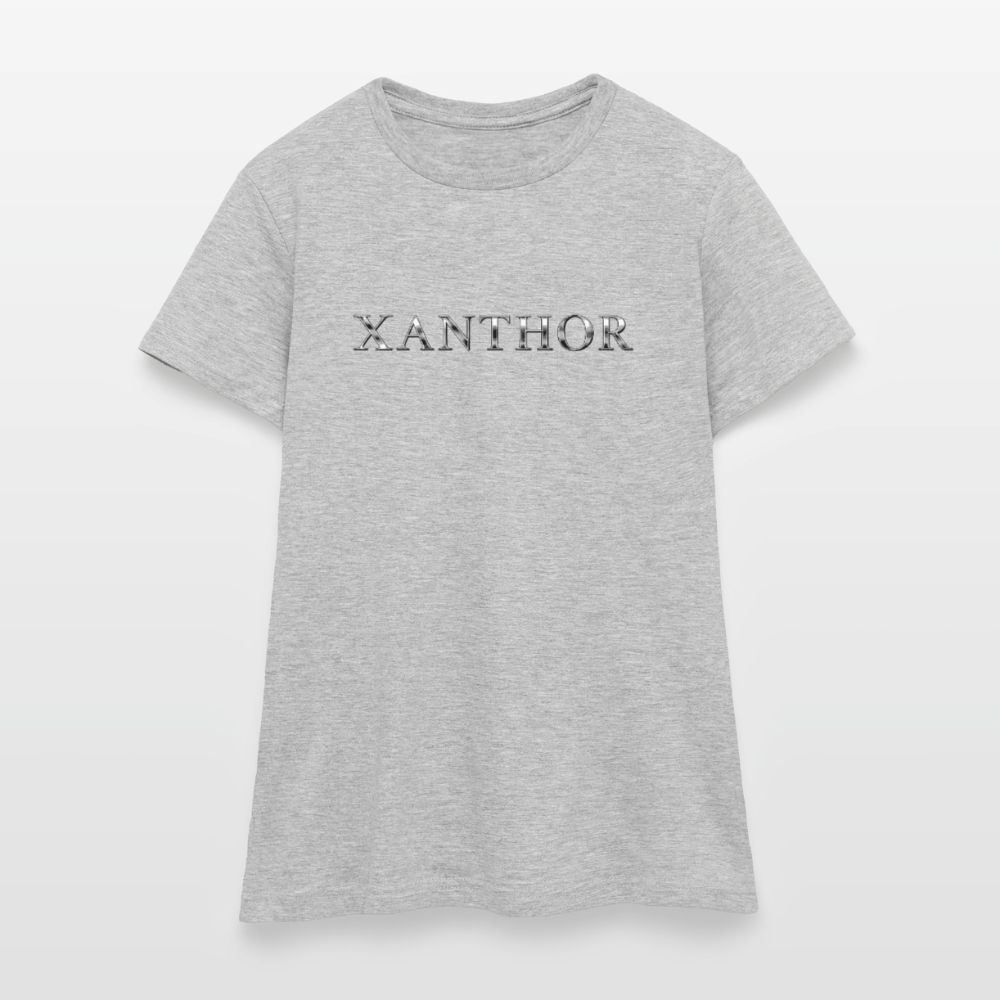 XANTHOR Damen T-Shirt – Signature Edition - heather grey