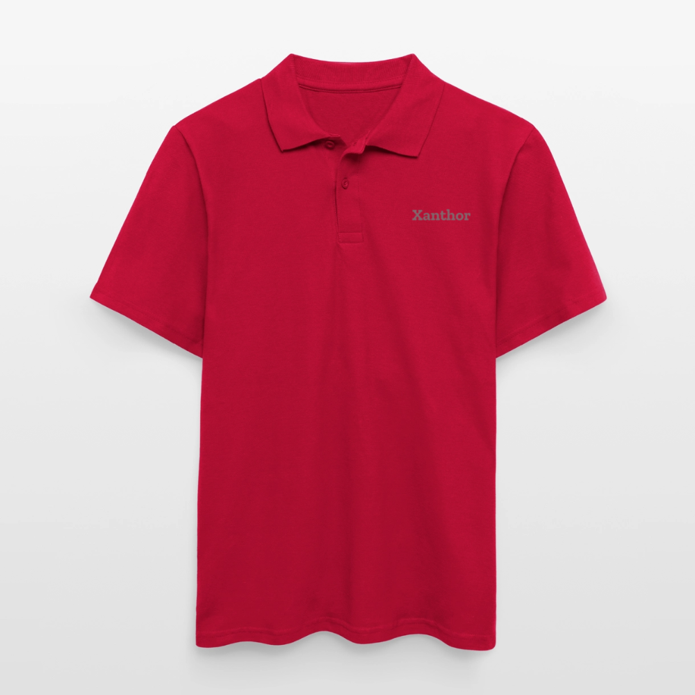 XANTHOR Herren Poloshirt – Signature Edition - cherry red