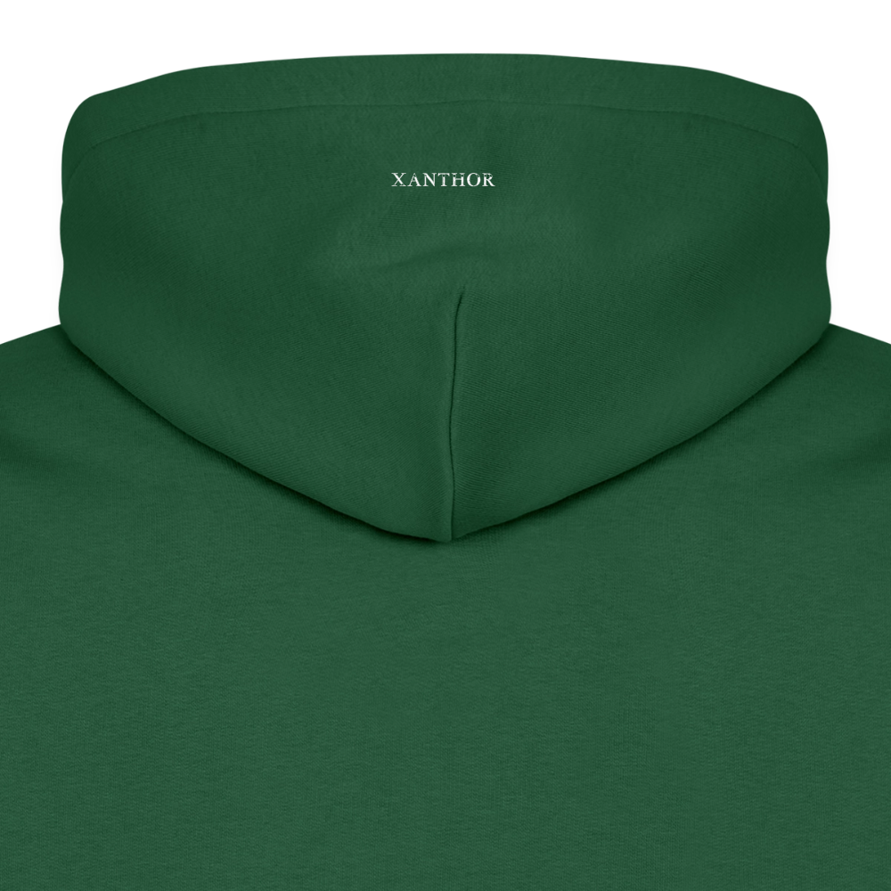 XANTHOR Herren Premium Hoodie – Signature Edition - bottle green