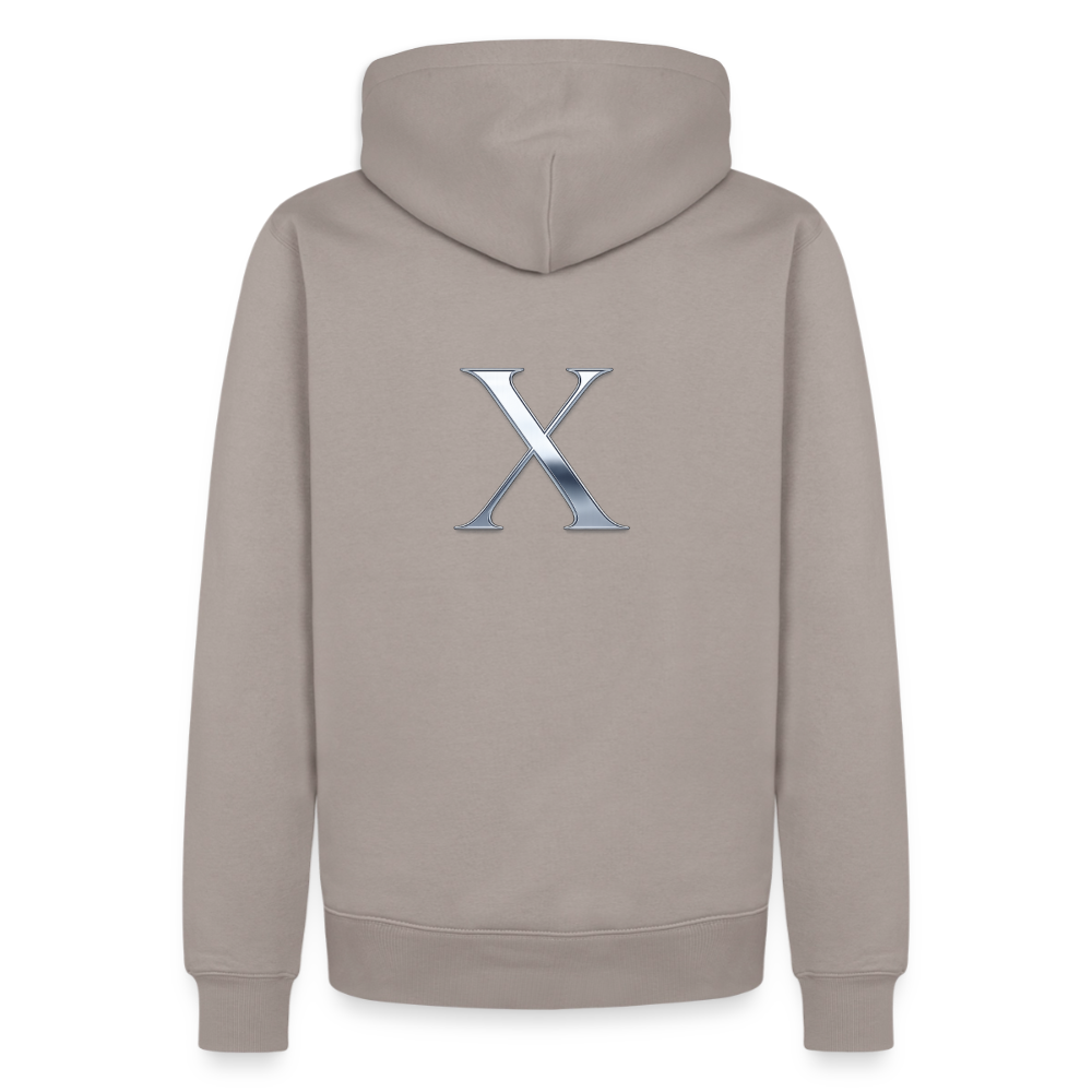 XANTHOR Herren Premium Hoodie – Signature Edition - taupe