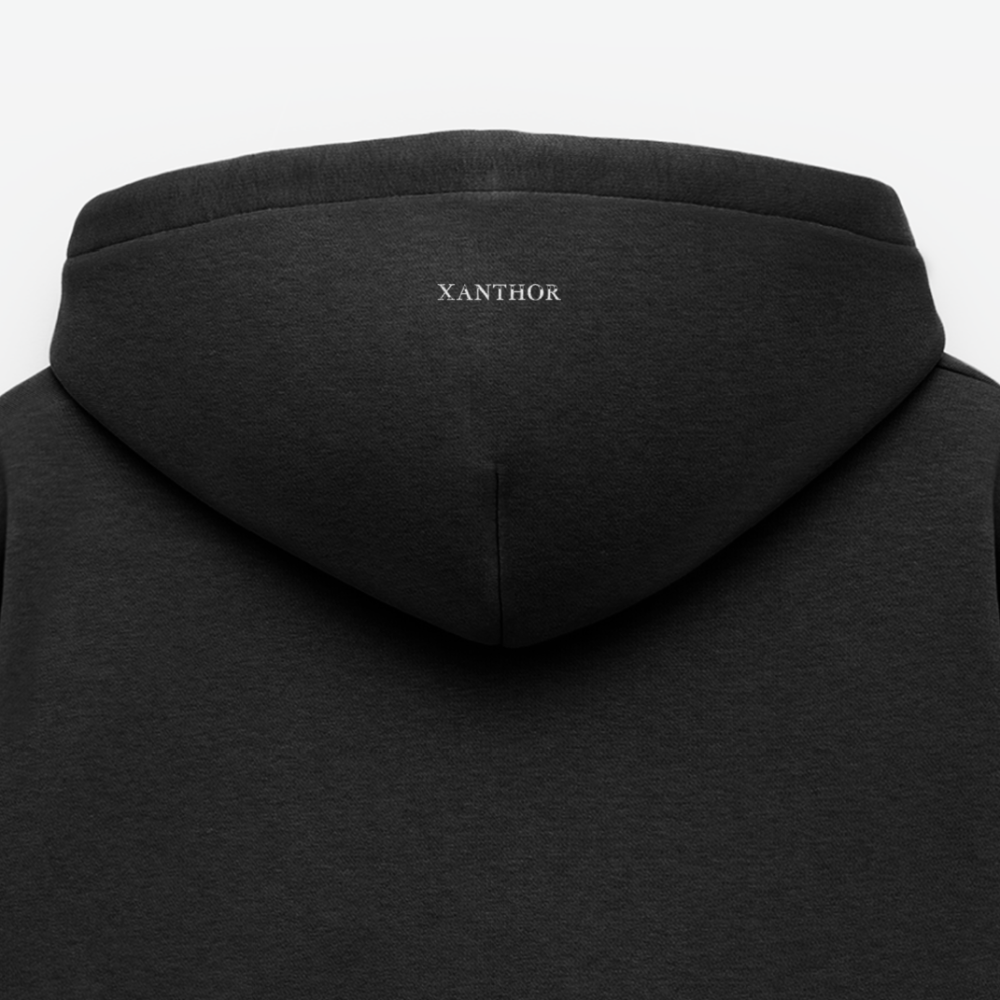 XANTHOR Herren Premium Hoodie – Signature Edition - black