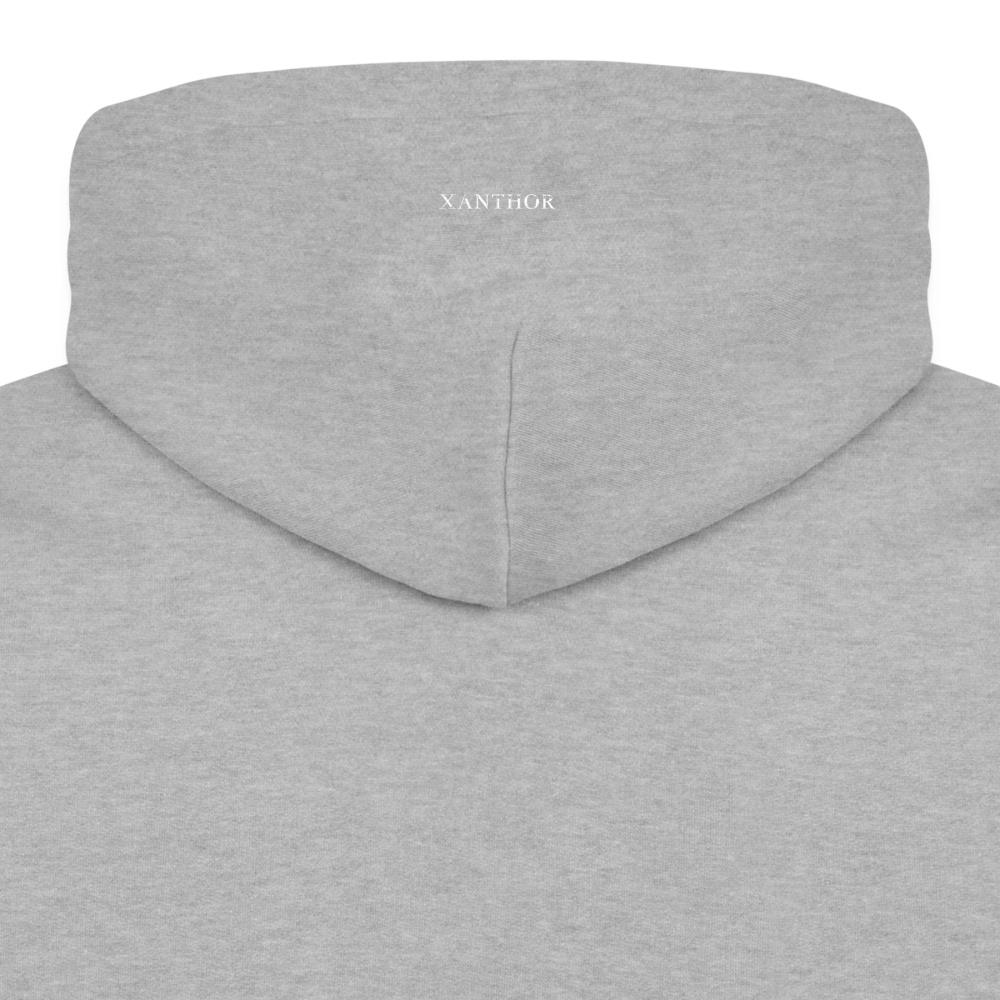 XANTHOR Herren Premium Hoodie – Signature Edition - heather grey