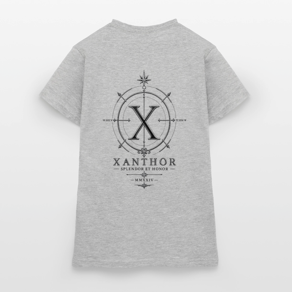 XANTHOR Damen T-Shirt – Signature Edition - heather grey