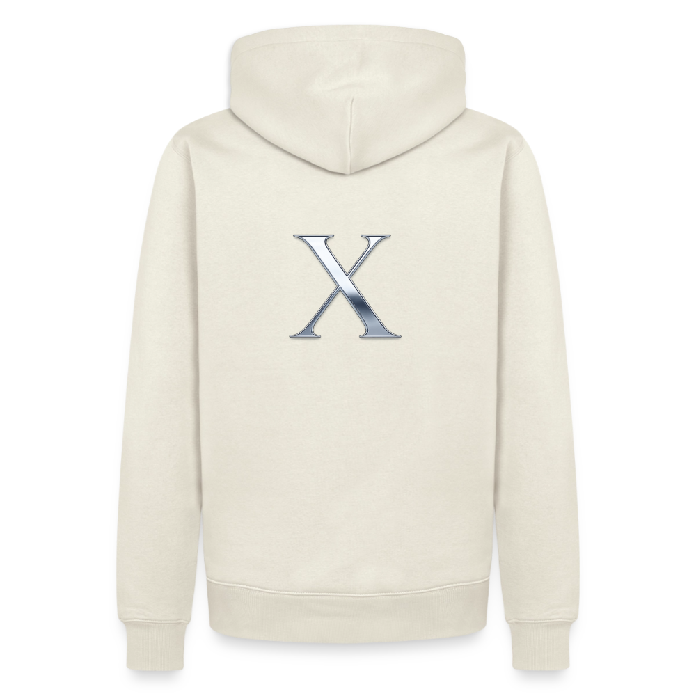 XANTHOR Herren Premium Hoodie – Signature Edition - off white