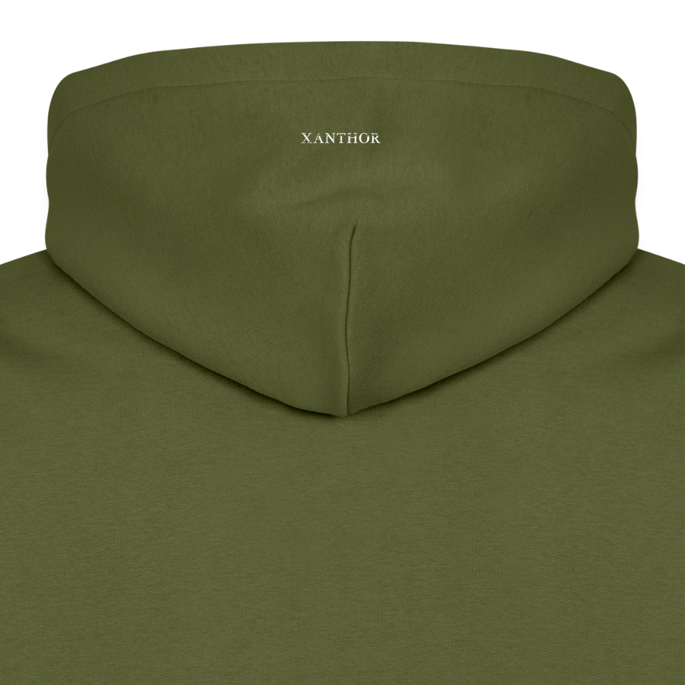 XANTHOR Herren Premium Hoodie – Signature Edition - khaki