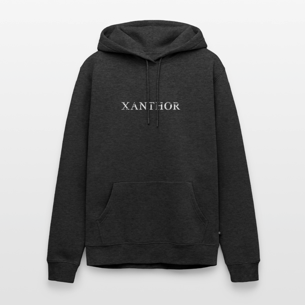 XANTHOR Herren Premium Hoodie – Signature Edition - heather anthracite