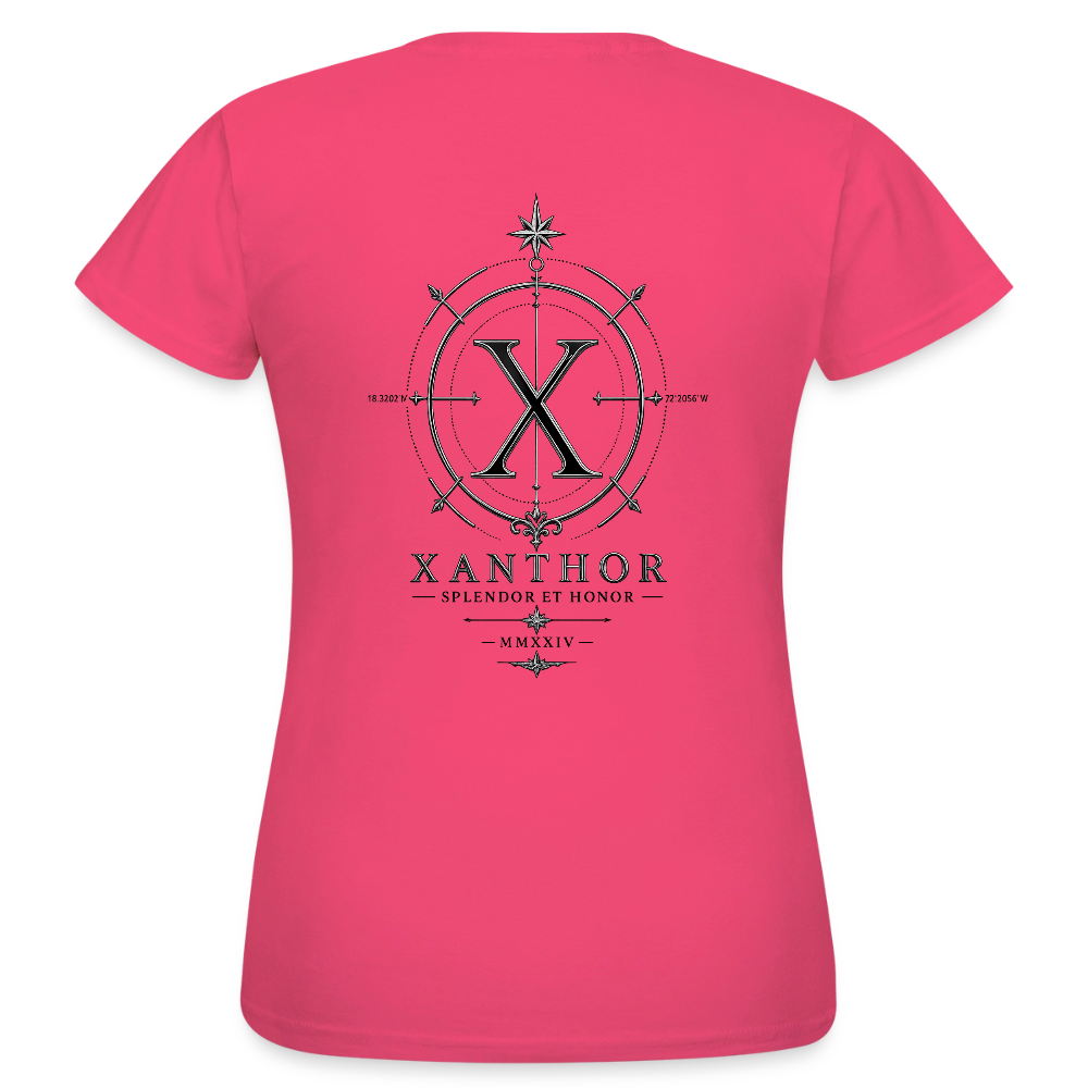 XANTHOR Damen T-Shirt – Signature Edition - azalea