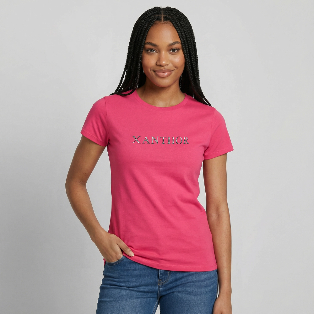 XANTHOR Damen T-Shirt – Signature Edition - azalea