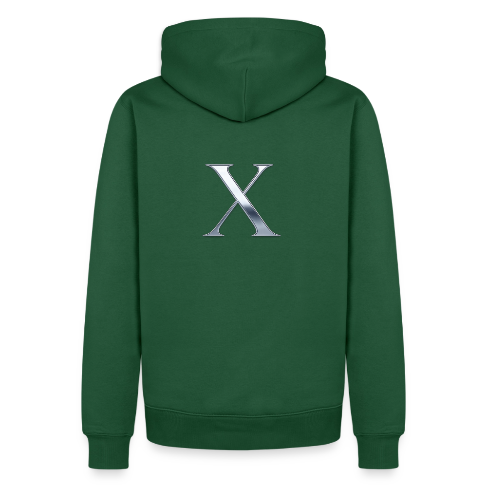 XANTHOR Herren Premium Hoodie – Signature Edition - bottle green