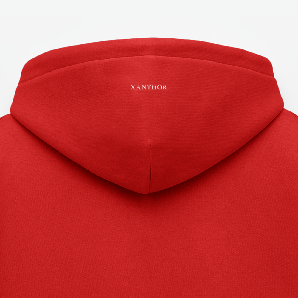 XANTHOR Herren Premium Hoodie – Signature Edition - red