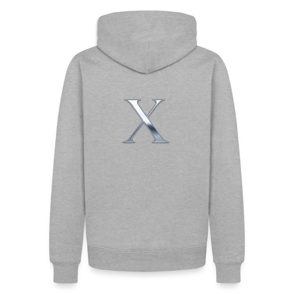 XANTHOR Herren Premium Hoodie – Signature Edition - heather grey