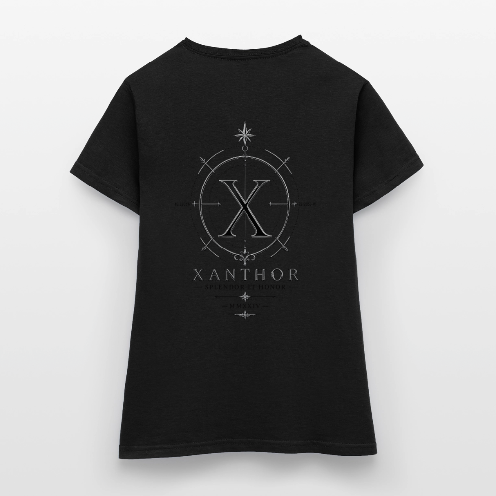 XANTHOR Damen T-Shirt – Signature Edition - black