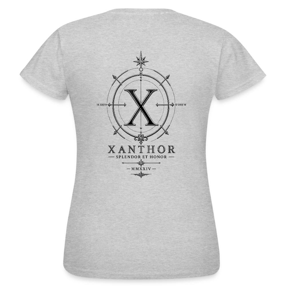XANTHOR Damen T-Shirt – Signature Edition - heather grey