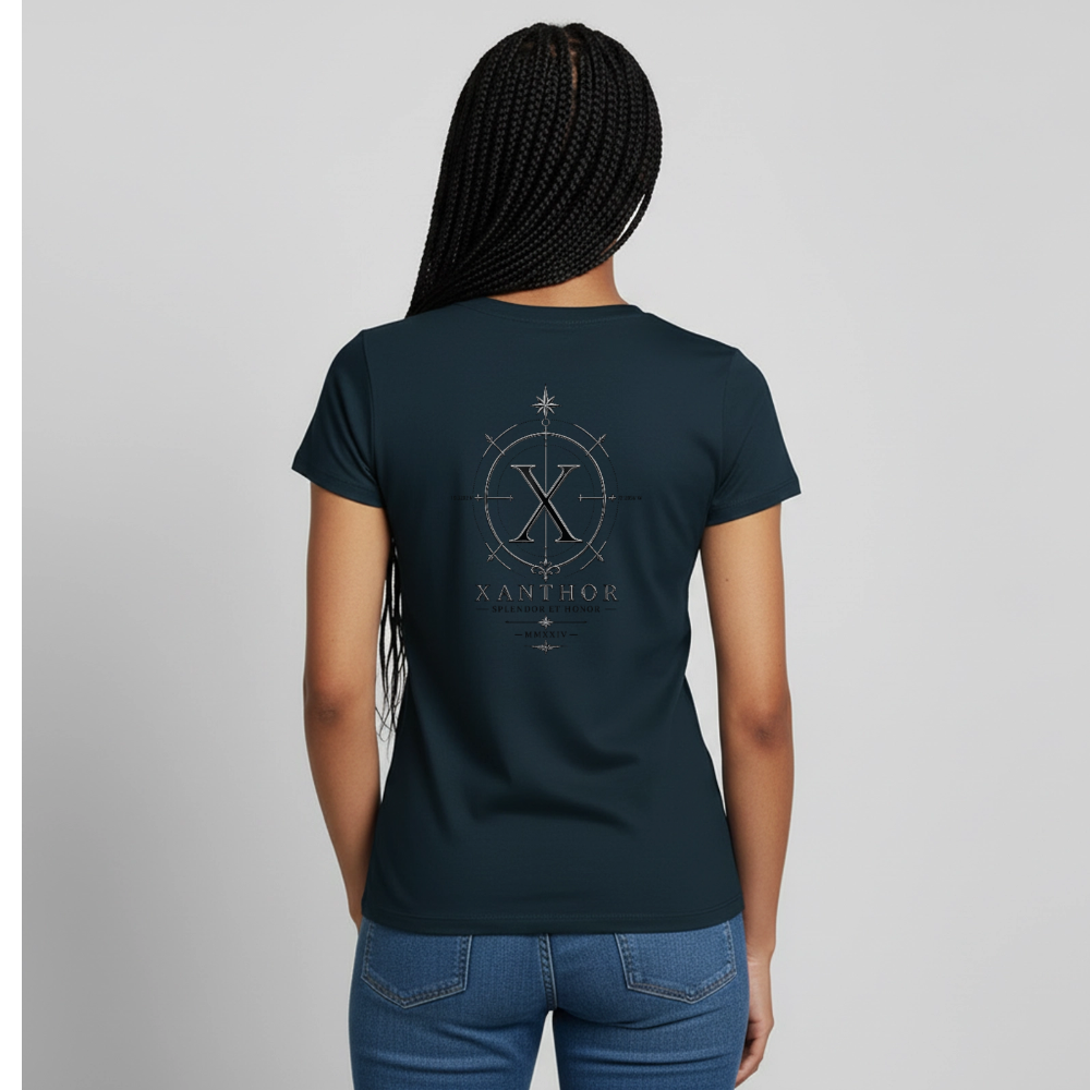 XANTHOR Damen T-Shirt – Signature Edition - navy