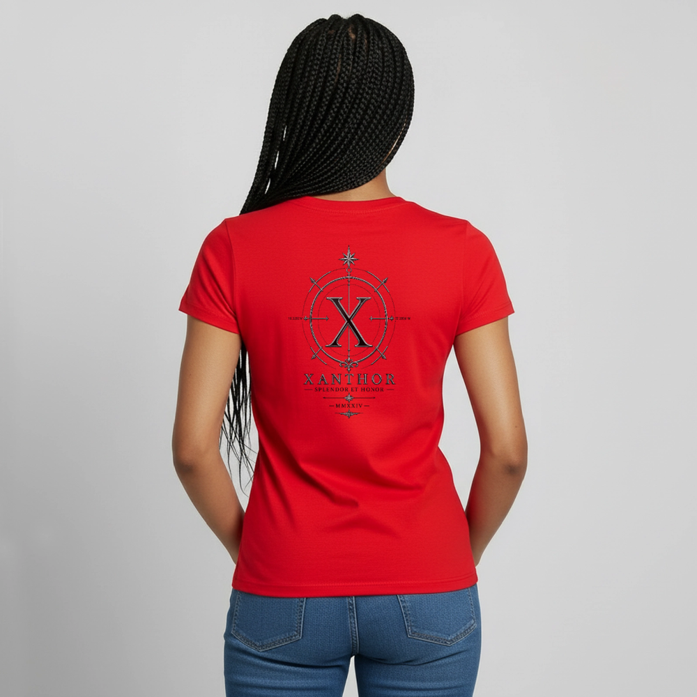 XANTHOR Damen T-Shirt – Signature Edition - red
