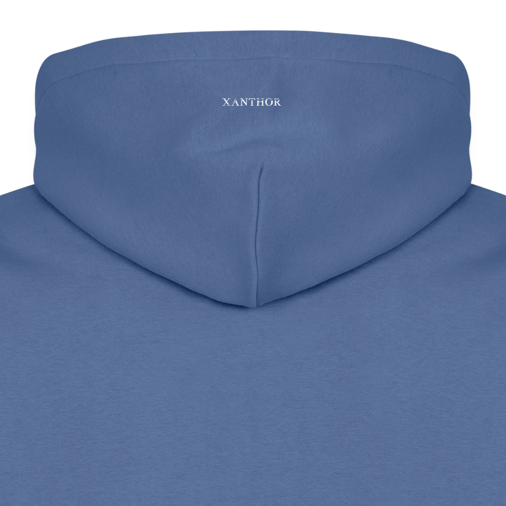 XANTHOR Herren Premium Hoodie – Signature Edition - stone blue