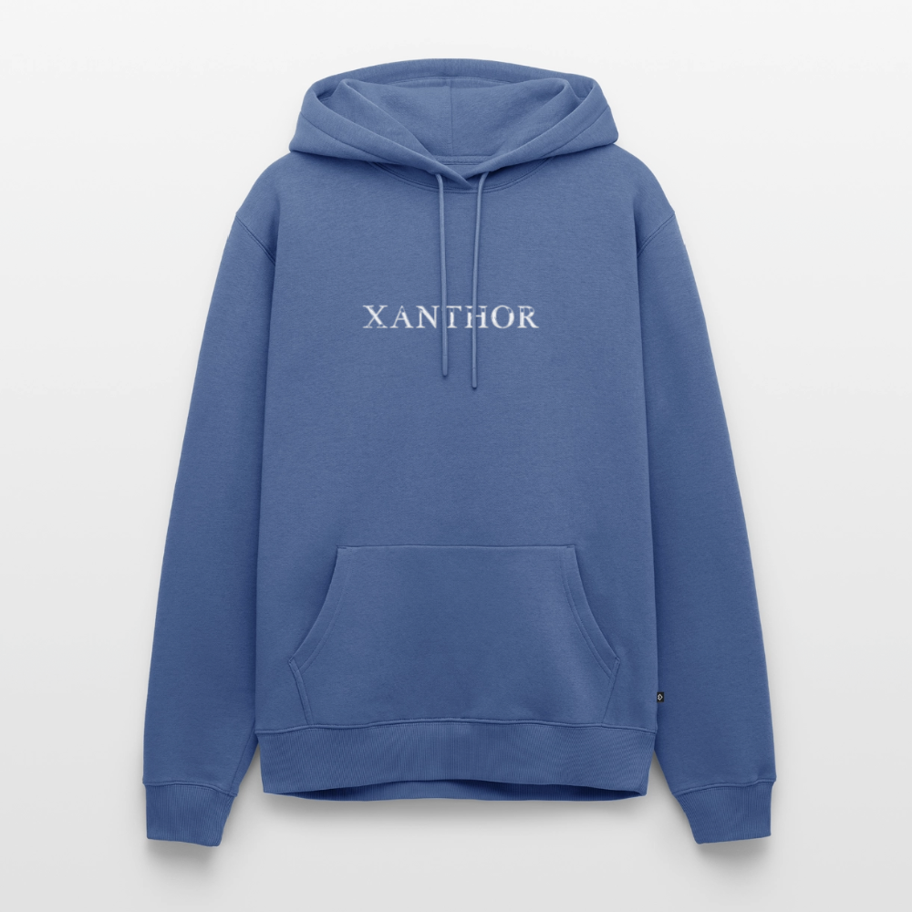 XANTHOR Herren Premium Hoodie – Signature Edition - stone blue