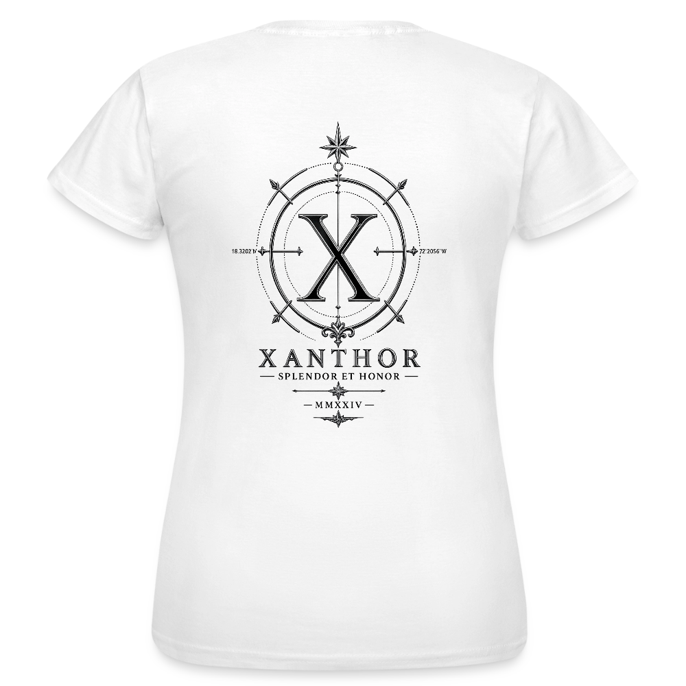 XANTHOR Damen T-Shirt – Signature Edition - white