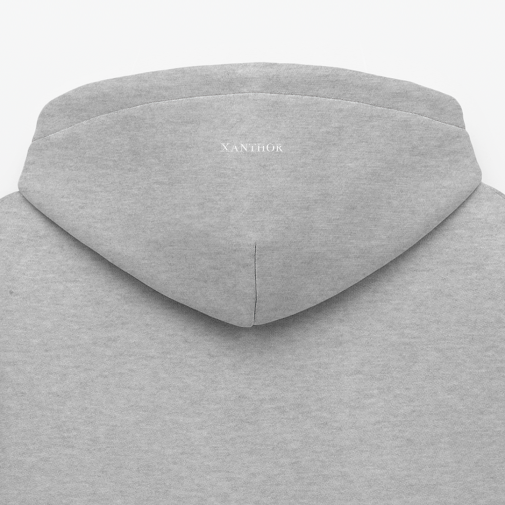XANTHOR Herren Premium Hoodie – Signature Edition - heather grey