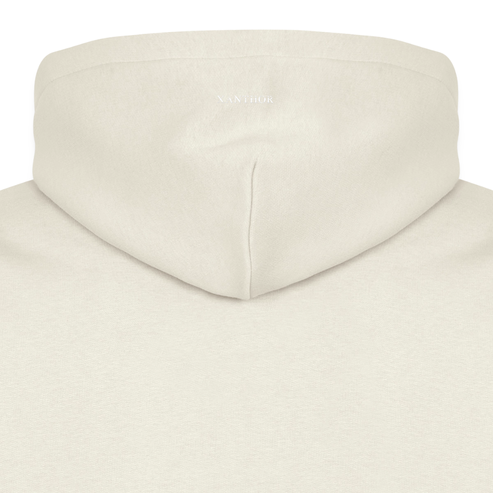 XANTHOR Herren Premium Hoodie – Signature Edition - off white