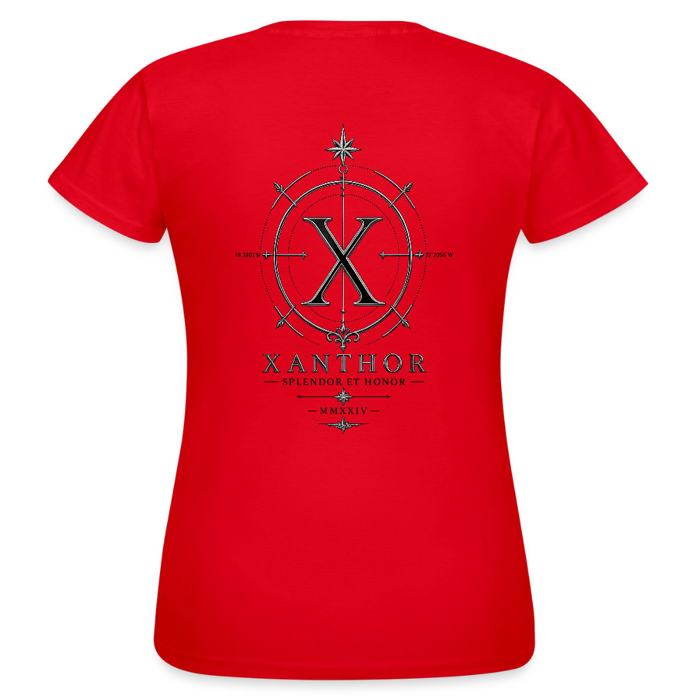 XANTHOR Damen T-Shirt – Signature Edition - red