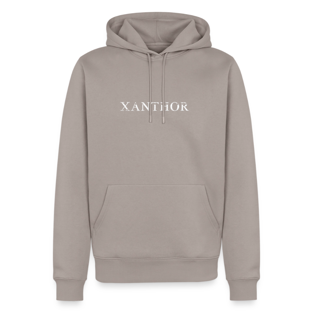 XANTHOR Herren Premium Hoodie – Signature Edition - taupe