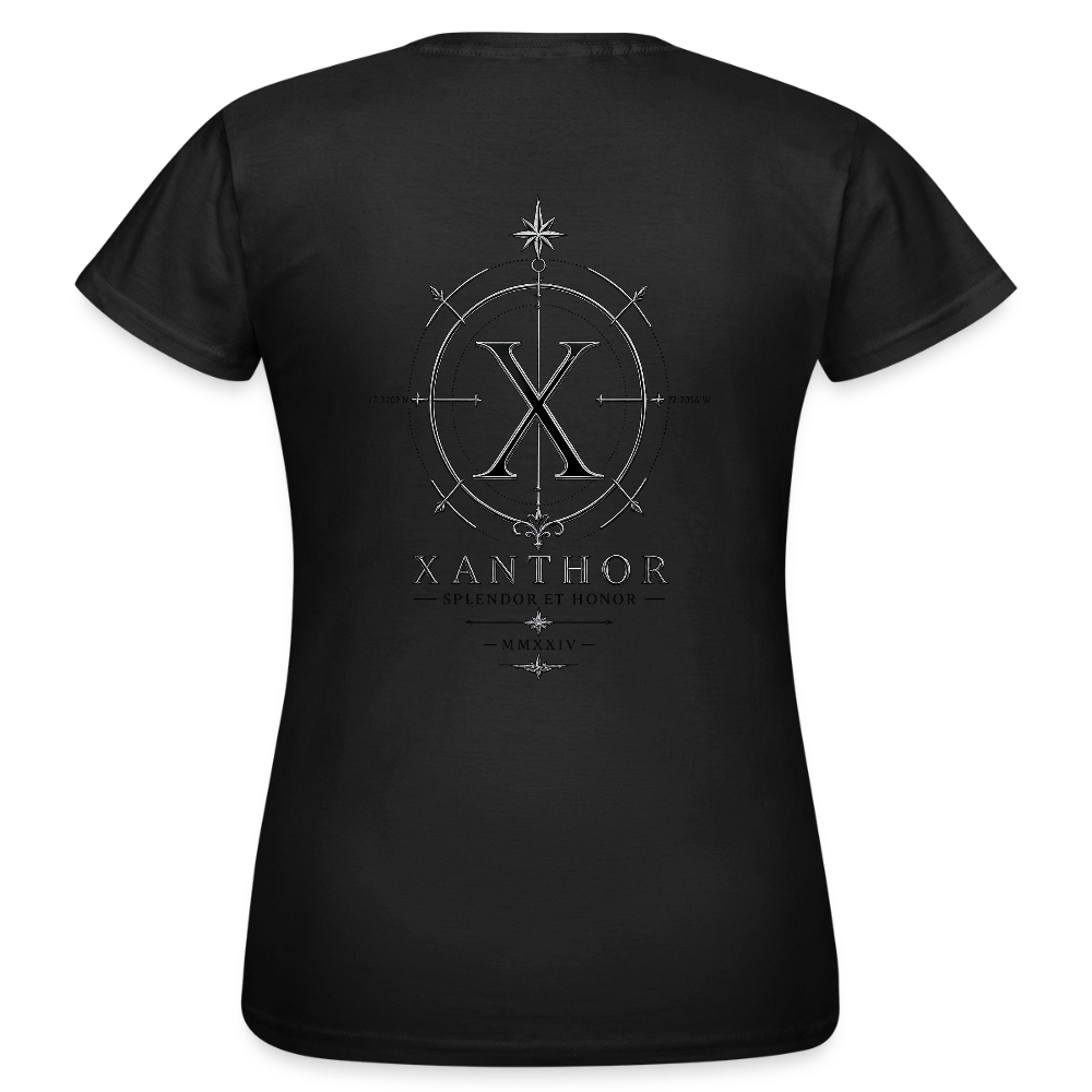 XANTHOR Damen T-Shirt – Signature Edition - black