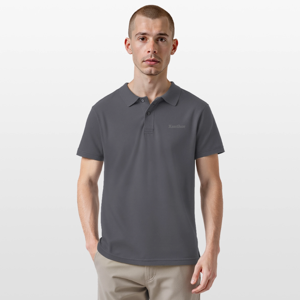 XANTHOR Herren Poloshirt – Signature Edition - charcoal grey