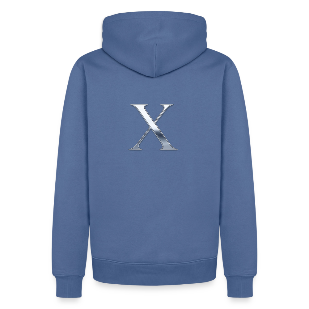 XANTHOR Herren Premium Hoodie – Signature Edition - stone blue