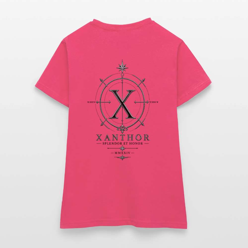 XANTHOR Damen T-Shirt – Signature Edition - azalea
