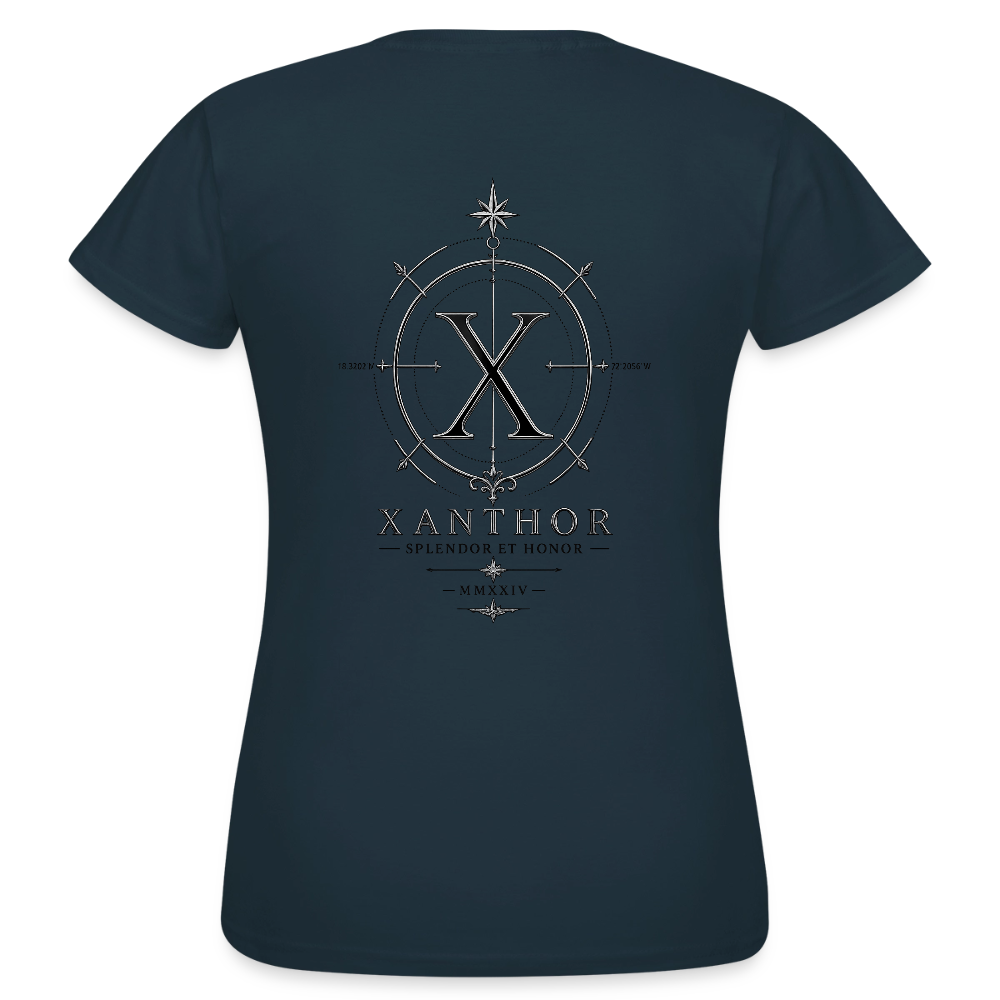 XANTHOR Damen T-Shirt – Signature Edition - navy