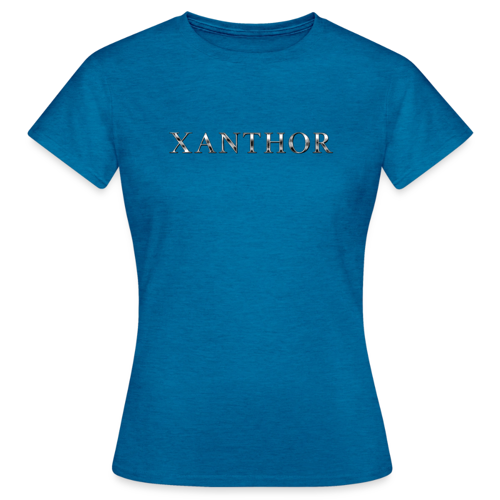 XANTHOR Damen T-Shirt – Signature Edition - antique blue sapphire heather