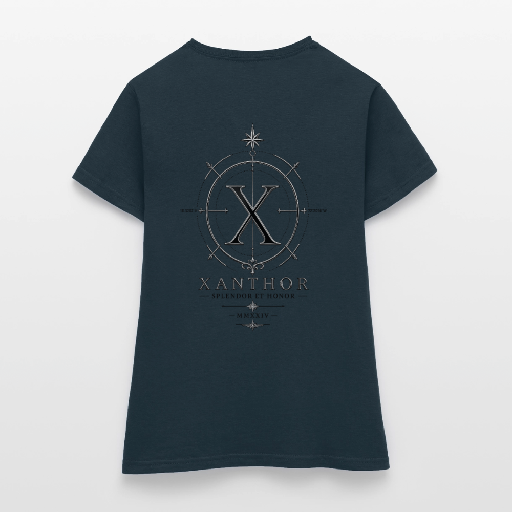 XANTHOR Damen T-Shirt – Signature Edition - navy