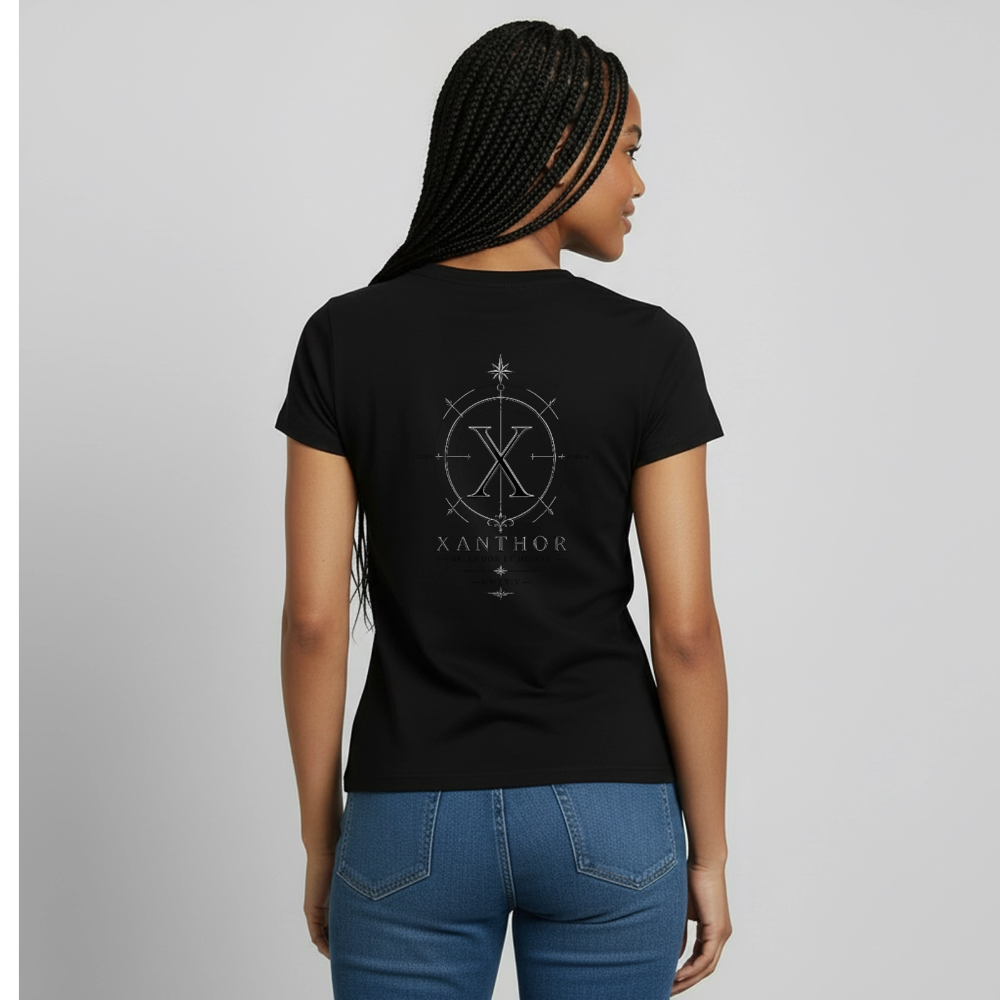 XANTHOR Damen T-Shirt – Signature Edition - black