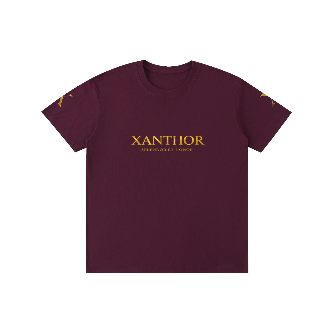 xanthor,Baumwolle,tshirt,basic,essential,unisex,streetwear,premium,alltag,sommer