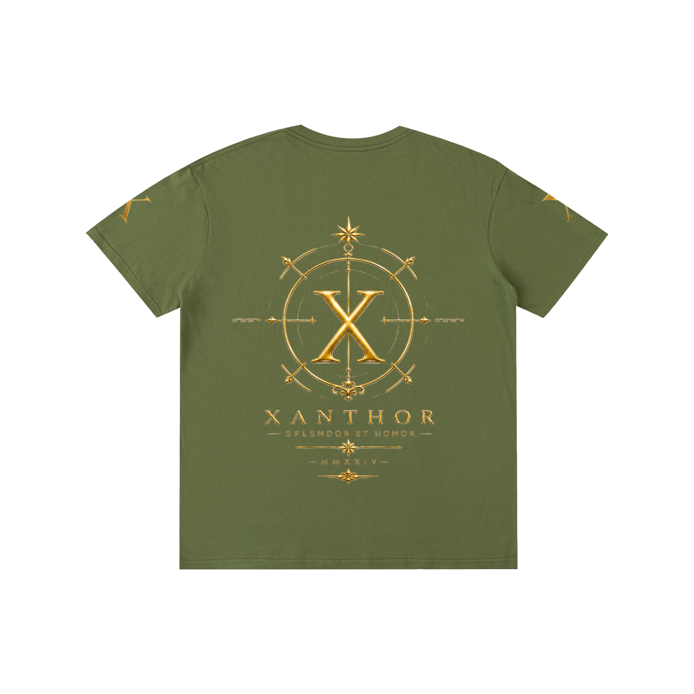 xanthor,Baumwolle,tshirt,basic,essential,unisex,streetwear,premium,alltag,sommer