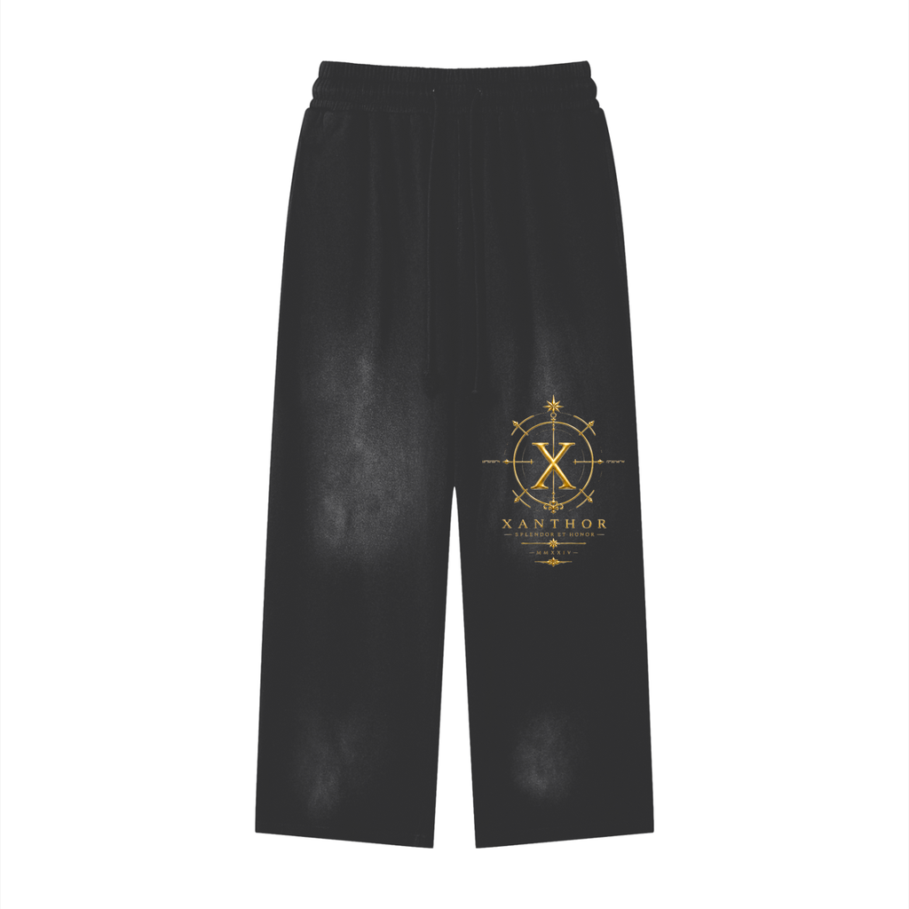 xanthor,sweatpants,loosefit,sunfade,cotton,heavyweight,premium,streetwear,vintage,unisex,Jogger