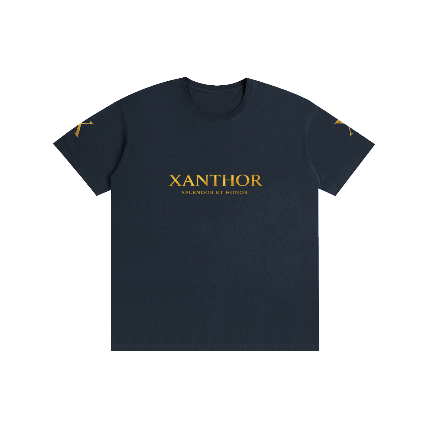 xanthor,Baumwolle,tshirt,basic,essential,unisex,streetwear,premium,alltag,sommer