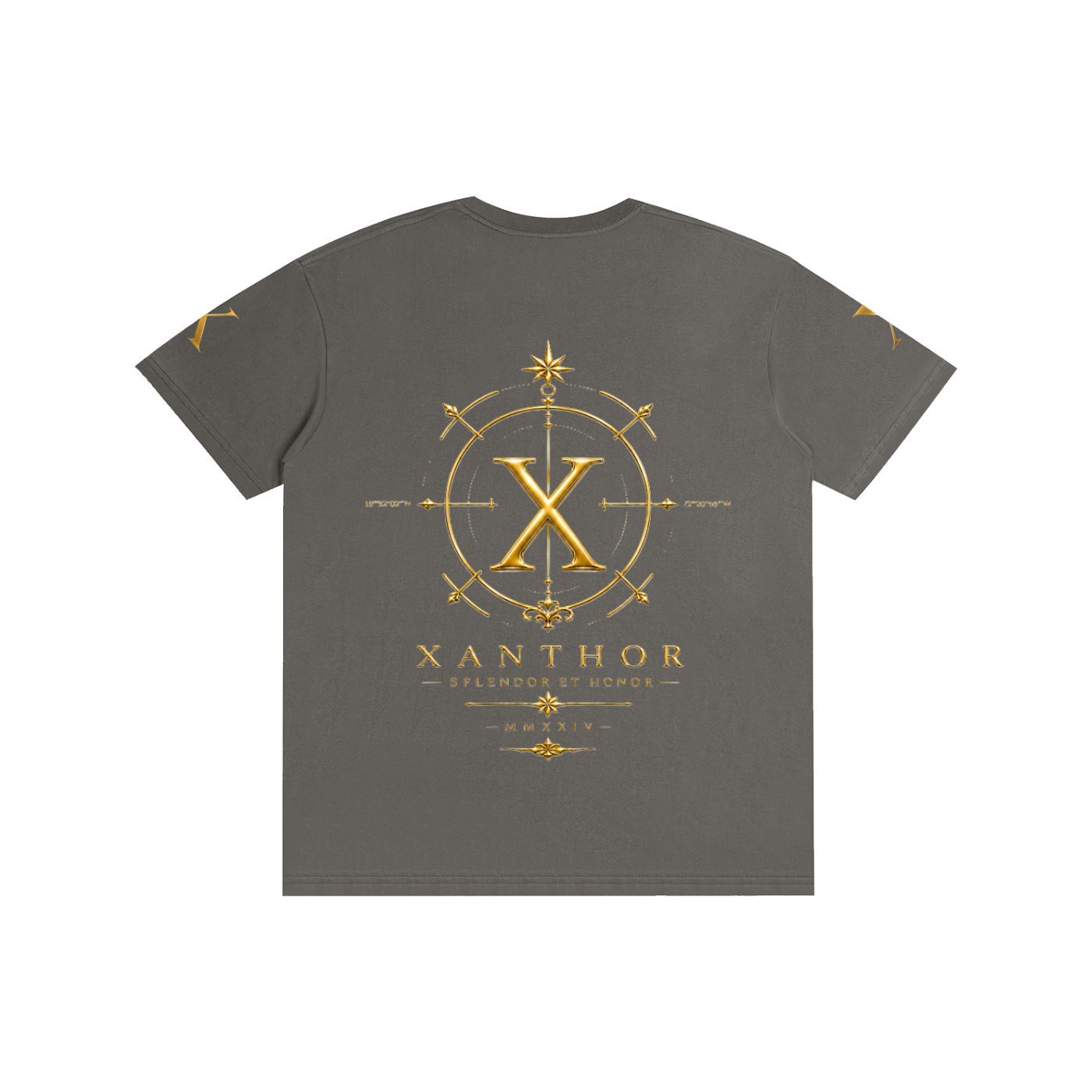 xanthor,Baumwolle,tshirt,basic,essential,unisex,streetwear,premium,alltag,sommer