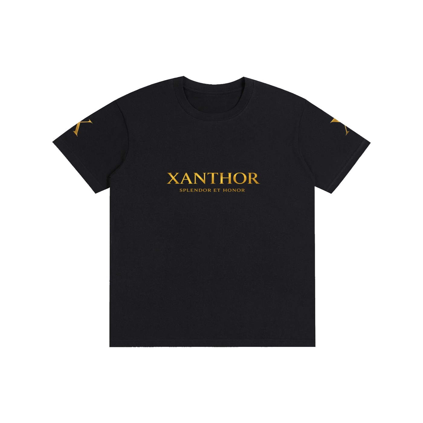 xanthor,Baumwolle,tshirt,basic,essential,unisex,streetwear,premium,alltag,sommer