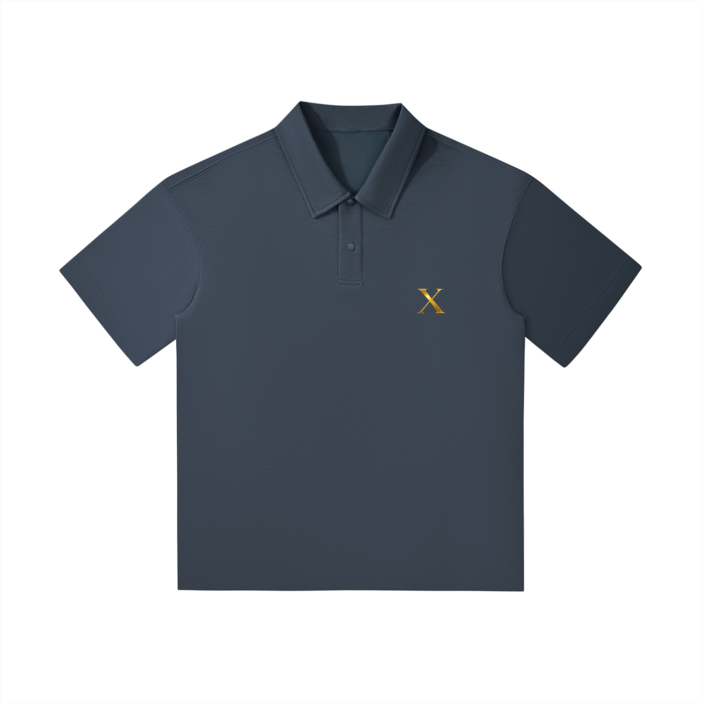 xanthor,polo,dropshoulder,oversized,premium,shirt,black,minimal,luxury,streetwear,unisex