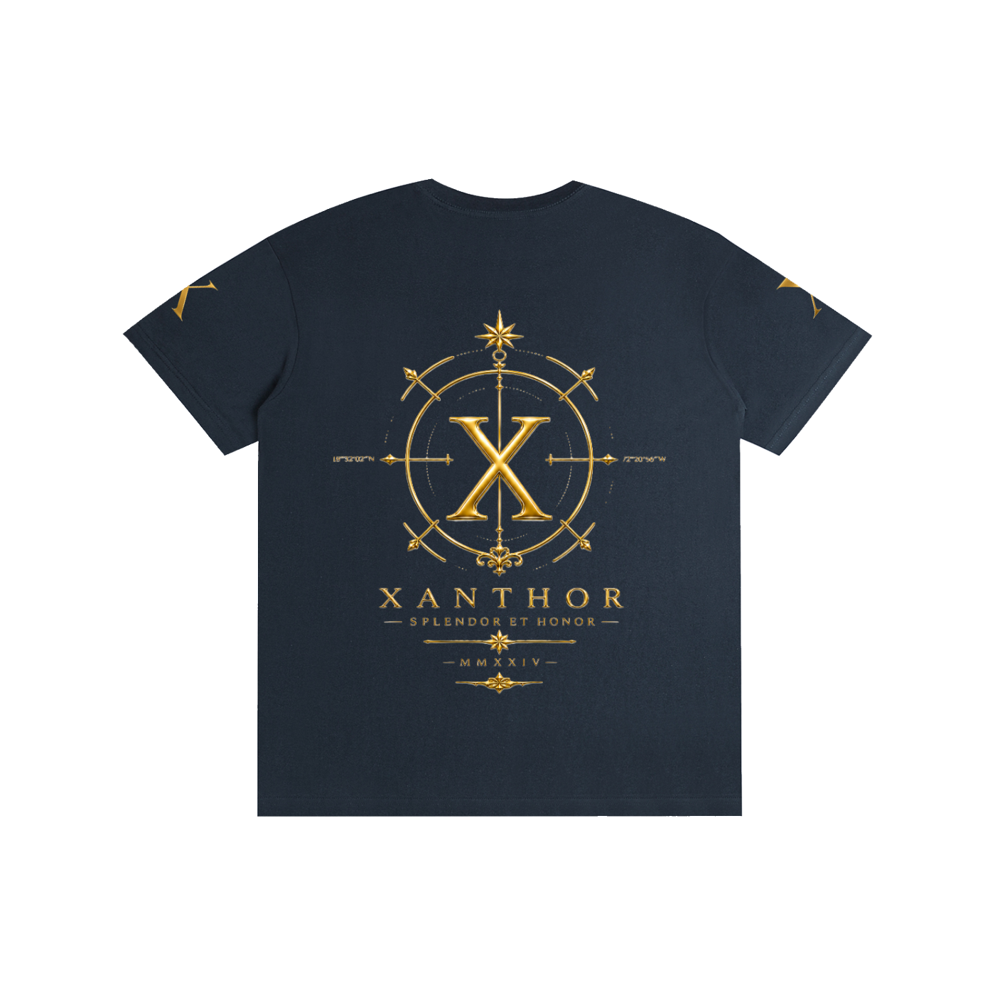 xanthor,Baumwolle,tshirt,basic,essential,unisex,streetwear,premium,alltag,sommer