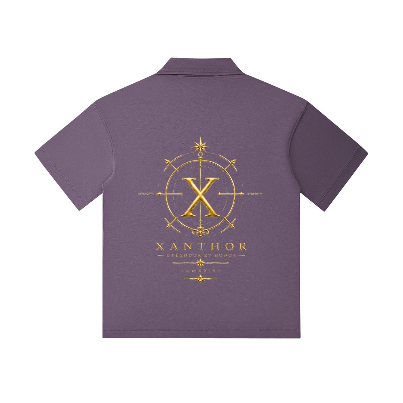 xanthor,polo,dropshoulder,oversized,premium,shirt,black,minimal,luxury,streetwear,unisex