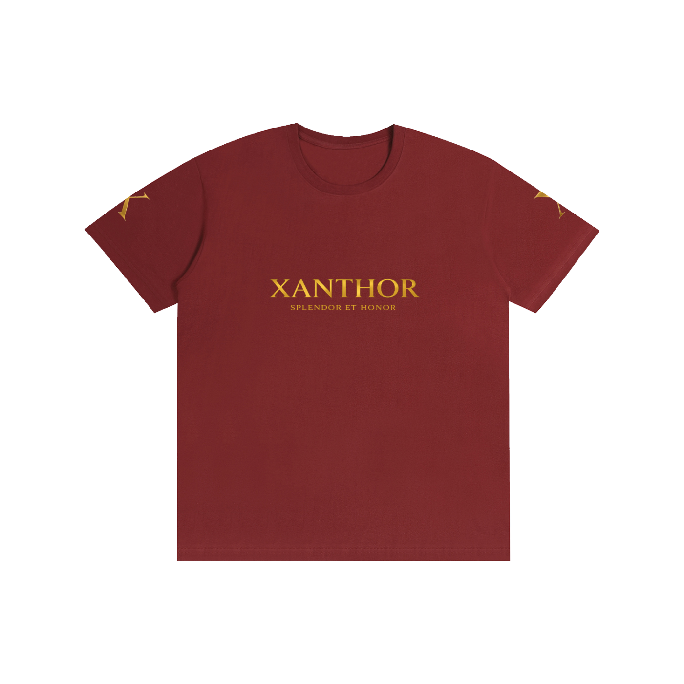 xanthor,Baumwolle,tshirt,basic,essential,unisex,streetwear,premium,alltag,sommer
