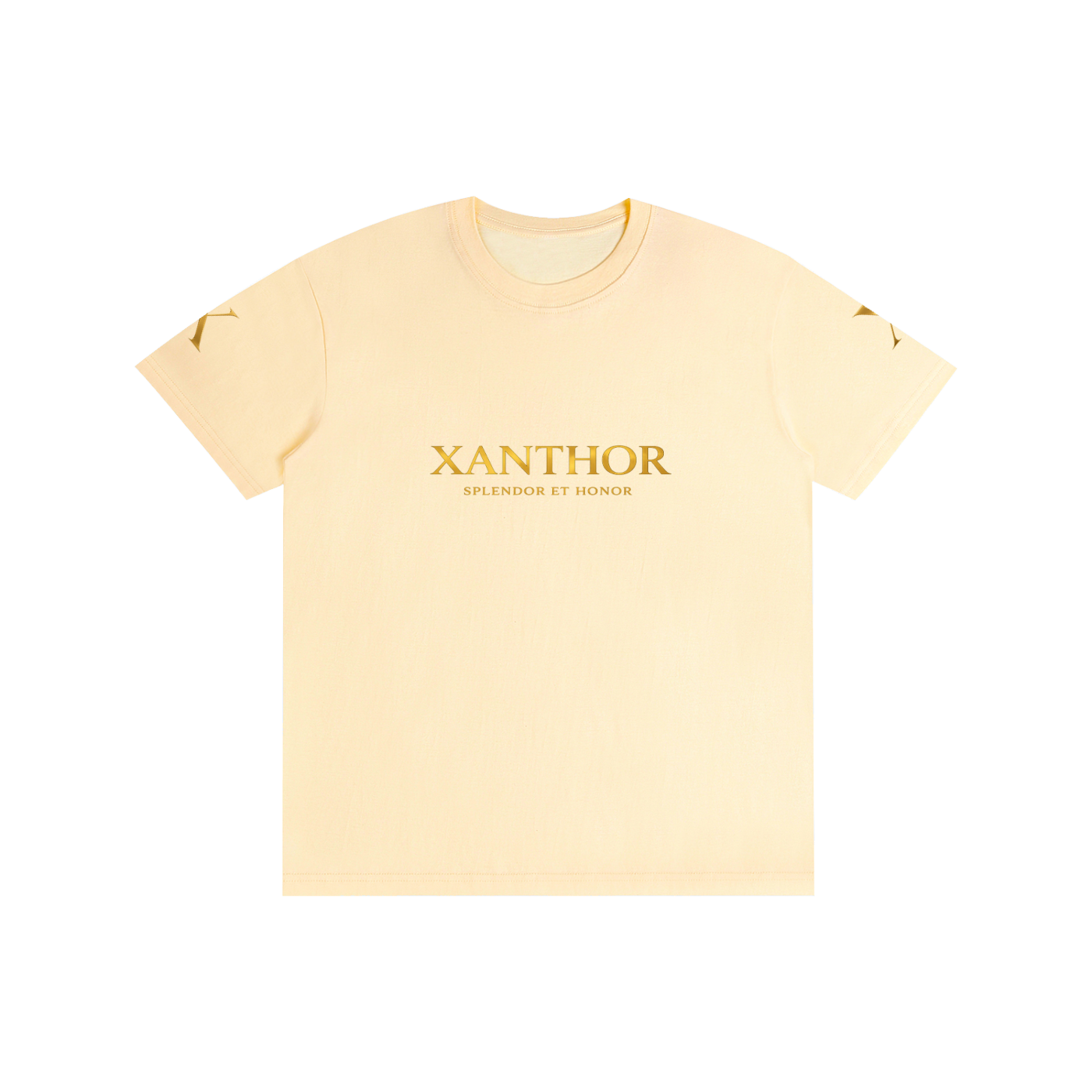 xanthor,Baumwolle,tshirt,basic,essential,unisex,streetwear,premium,alltag,sommer