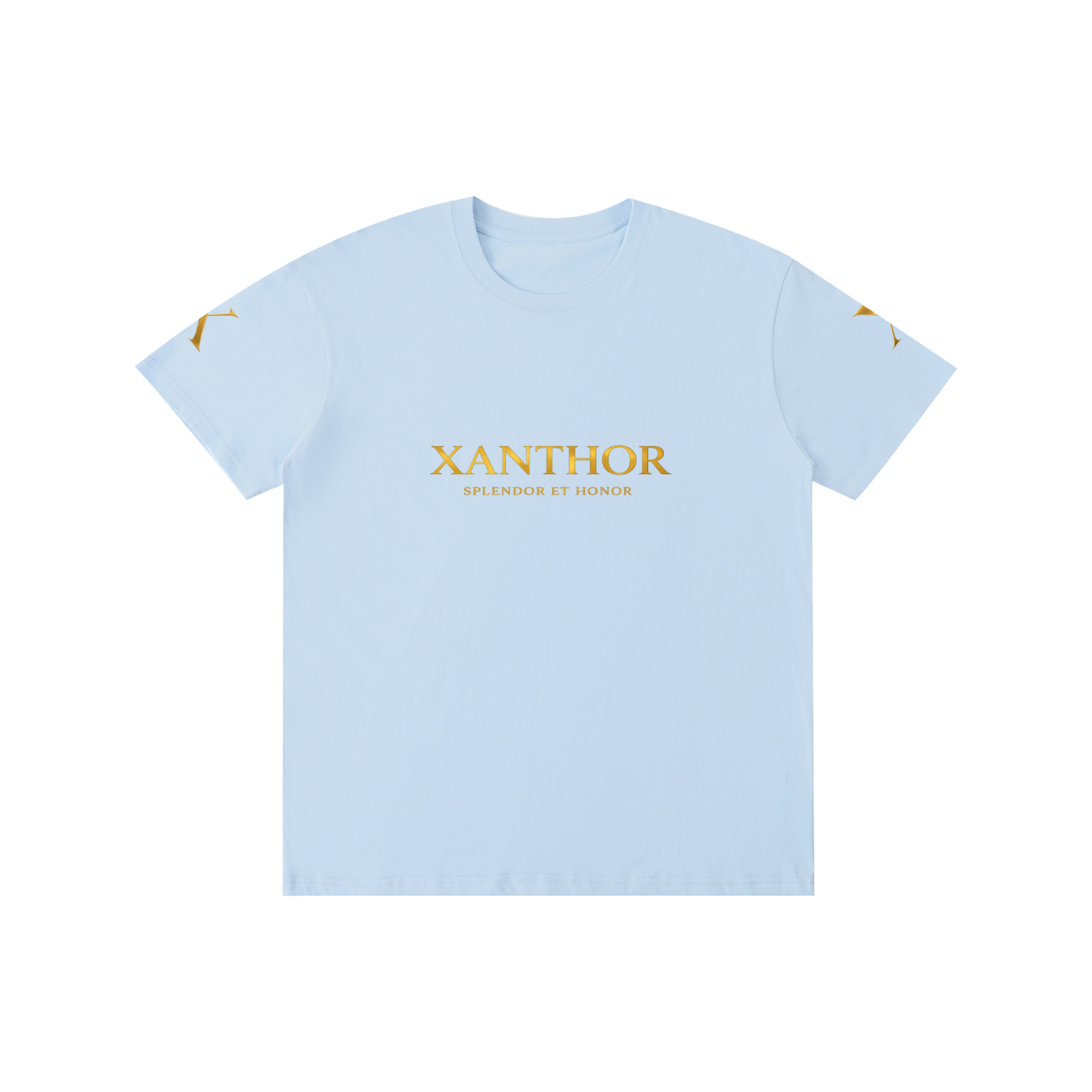 xanthor,Baumwolle,tshirt,basic,essential,unisex,streetwear,premium,alltag,sommer