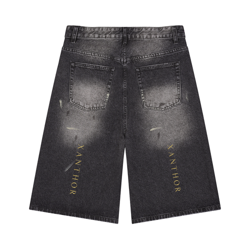xanthor,eansshorts,Weitesbein,denim,vintage,herren,streetwear,premium,sommer,Herbst,Baumwolle,shortpants